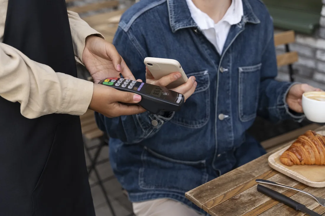 Paying with a phone